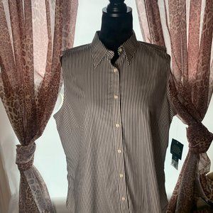 Ralph Lauren Non-Iron Womans XL